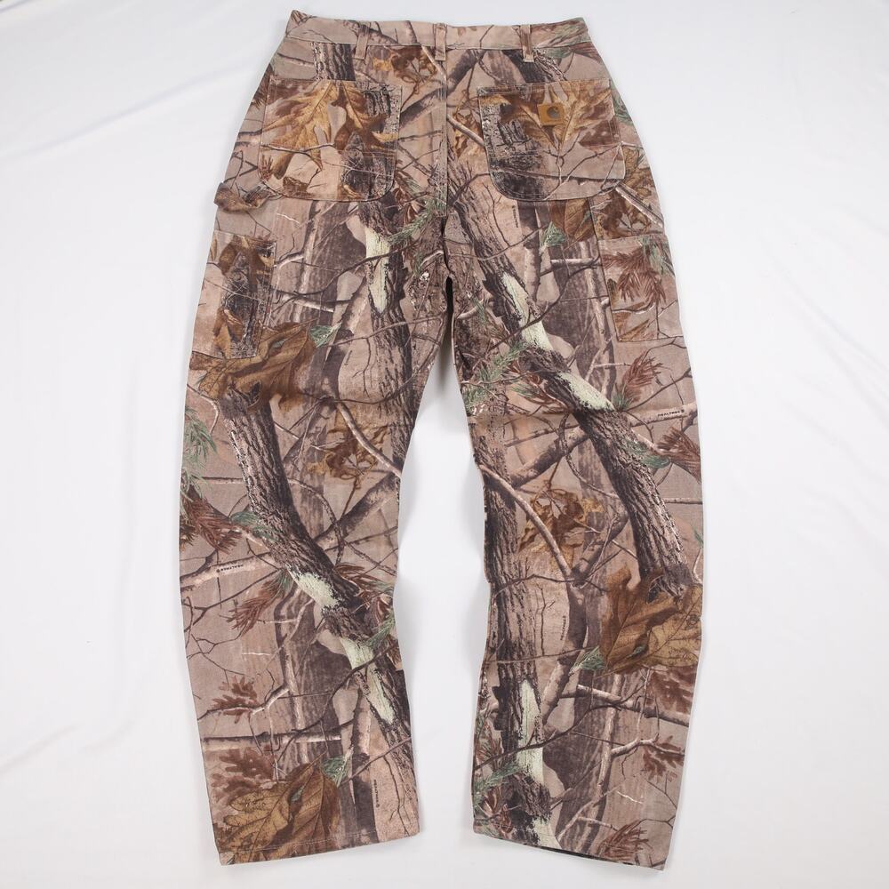 Vintage Cahartt B235 CAP Realtree Camo Carpenter Hunting Pants 31x31
